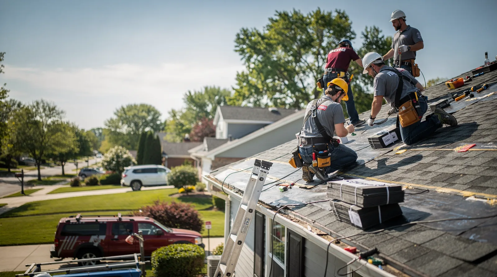 Roof Repair in Woodlawn, IL around you